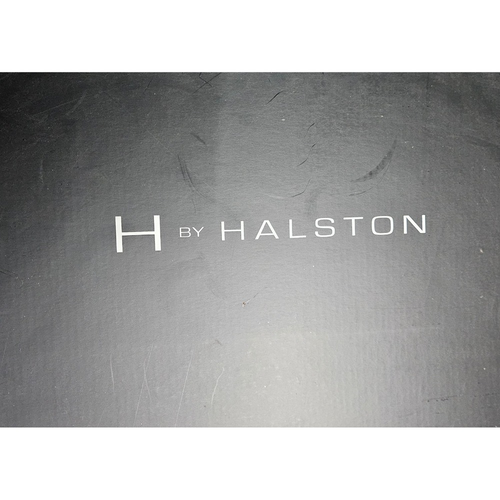 H by Halston Naomi Suede Knee High‎ Boots Tan Elastic Side Zip Block Heel 5.5M - Picture 15 of 15